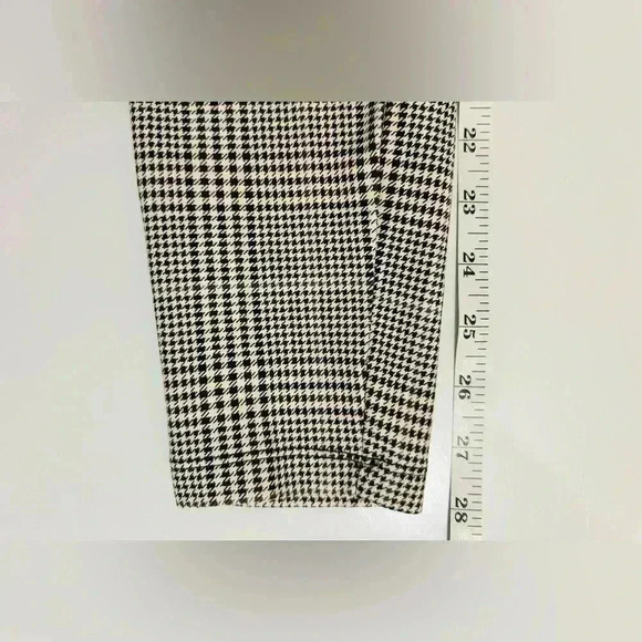 Jules & Leopold Stretch Plaid Pants/Leggings, Size Medium, Brown/Tan/Cream - Picture 6 of 11